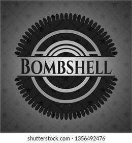 Bombshell dark icon or emblem