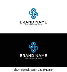 Bomeetech Logo Technology with gradient color