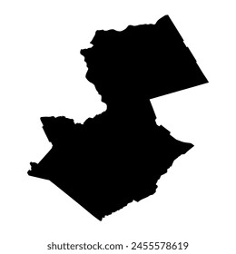 Bomet County map, administrative division of Kenya. Vector illustration.