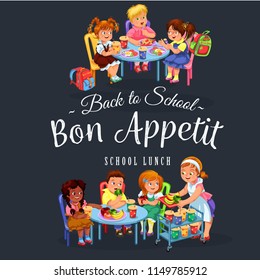 Bon Appetit colorful poster