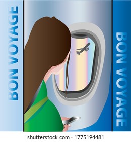 bon voyage 3D vintage vector clip art is the graphic arts,refers to pre-made images used to illustrate any medium