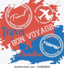 bon voyage design, vector illustration eps10 graphic 