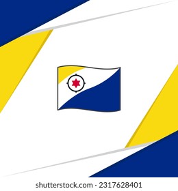 Plantilla de diseño de fondo de resumen de marca Bonaire. Cartel del Día de la Independencia de Bonaire en medios sociales. Bonaire