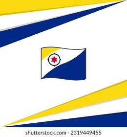 Bonaire Flag Abstract Background Design Template. Bonaire Independence Day Banner Social Media Post. Bonaire Design
