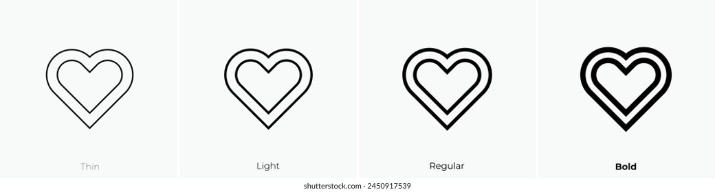 bonbon icon. Thin, Light Regular And Bold style design isolated on white background