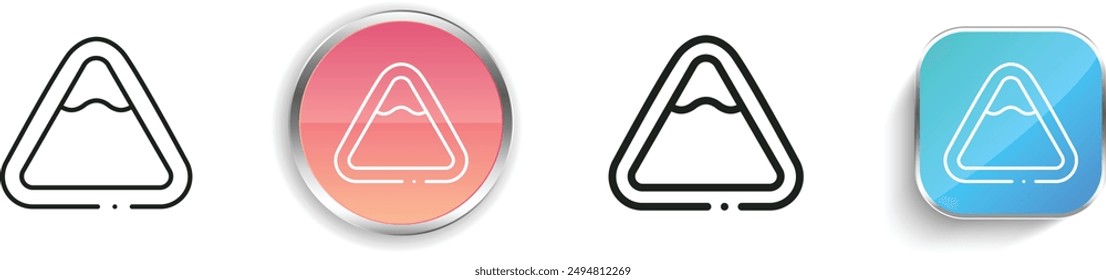 bonbon icon. Thin Linear, Regular and Button Style Design Isolated On White Background