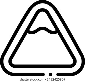bonbon icon. Thin Linear Style Design Isolated On White Background