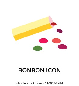 Bonbon icon vector isolated on white background for your web and mobile app design, Bonbon logo concept