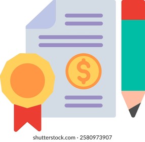 Bond Flat Illustration Vector Design