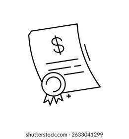 Bond Icon vector stock illustration