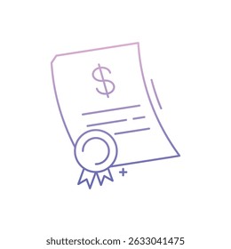 Bond Icon vector stock illustration