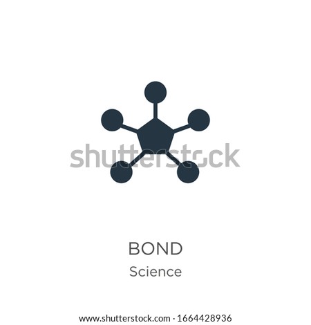 Bond icon vector. Trendy flat bond icon from science collection isolated on white background. Vector illustration can be used for web and mobile graphic design, logo, eps10