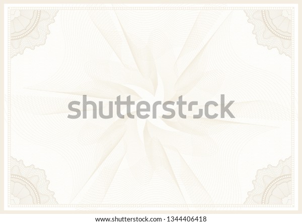 Bond Security Watermark Guilloche Pattern Vector Stock Vector (Royalty ...