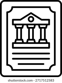 Bond vector icon. Can be used for printing, mobile and web applications.