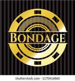 Bondage shiny badge