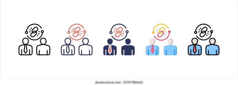 Bonding Multi Style Icon Set