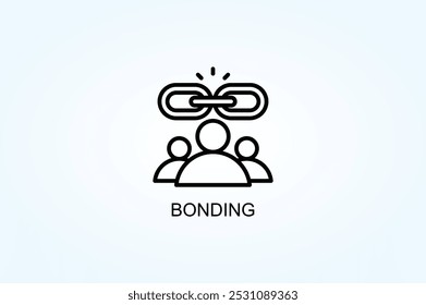 Bonding Vector Or Logo Sign Symbol Illustration
