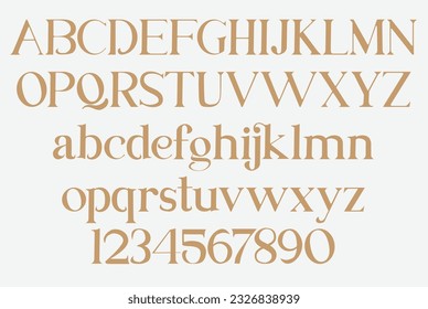 Bondjlo is alhphabet modern serif font