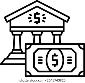 Bonds Filled Style Icon Design