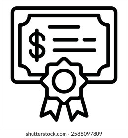 Bonds Icon Element For Design