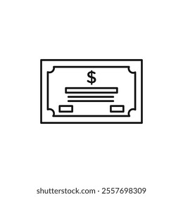 Bonds icon Isolated flat vector in outline