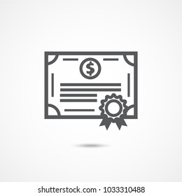 Bonds icon on white background