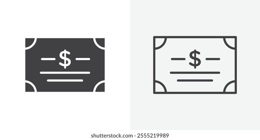 Bonds icon. outlined vector style.