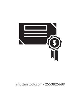 Bonds icon Thin line flat illustration