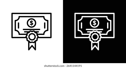 Bonds icon vector simple element illustration editable