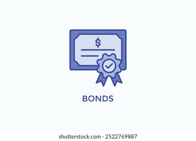 Bonds Vector Icon Or Logo Illustration