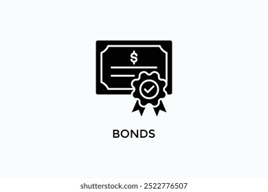 Bonds Vector Icon Or Logo Illustration