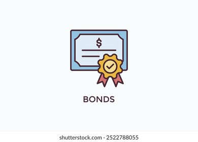 Bonds Vector Icon Or Logo Illustration