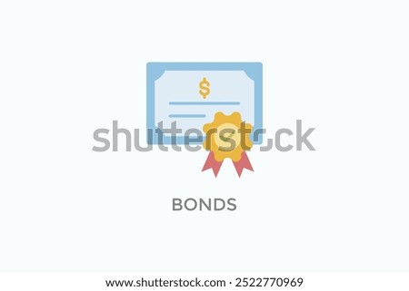 Bonds Vector Icon Or Logo Illustration