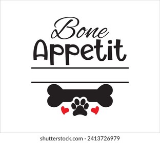 Bone appetit, Dog treat jar, Dog Treat vector, Treats svg