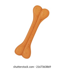 Bone biscuit. Dog cookie. Dry food for dogs.