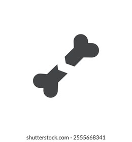 bone break icon sign and symbol