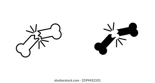 Bone breakicons for ui. vector illustration