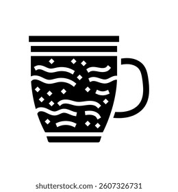 bone broth cup meal drink glyph icon vector. bone broth cup meal drink sign. isolated symbol illustration