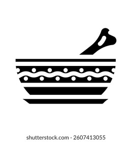 bone broth cup meal drink glyph icon vector. bone broth cup meal drink sign. isolated symbol illustration