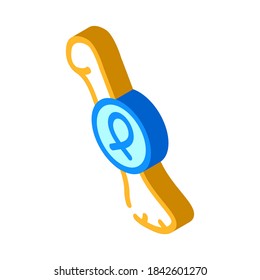 vector de icono isométrico del cáncer óseo. signo de cáncer óseo. ilustración de símbolo aislado