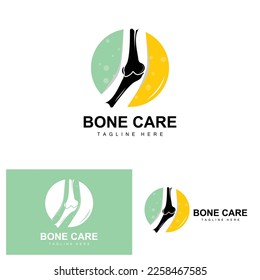 Bone Care Logo, Body Health Vector, Design For Bone Health, Pharmacy, Hospital, Health Product Brand