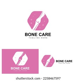 Bone Care Logo, Body Health Vector, Design For Bone Health, Pharmacy, Hospital, Health Product Brand