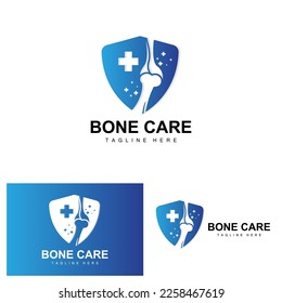 Bone Care Logo, Body Health Vector, Design For Bone Health, Pharmacy, Hospital, Health Product Brand