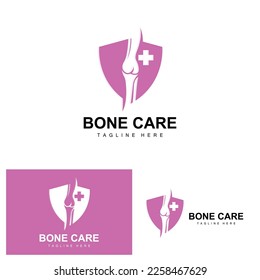 Bone Care Logo, Body Health Vector, Design For Bone Health, Pharmacy, Hospital, Health Product Brand