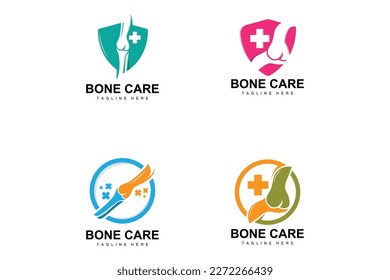 Bone Care Logo, Body Health Vector, Design For Bone Health, Pharmacy, Hospital, Health Product Brand