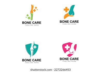 Bone Care Logo, Body Health Vector, Design For Bone Health, Pharmacy, Hospital, Health Product Brand