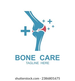 Bone Care Logo, Body Health Vector, joint care logo. Design For Bone Health, Pharmacy, orthopedic Hospital, chiropractic hospital and Health Product Brand