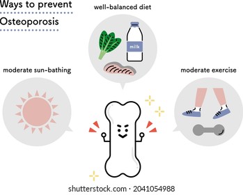 a bone character and ways to prevent osteoporosis