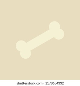 Bone for the dog. Bone. Icon of the bone. Vector illustration. EPS 10.