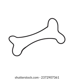 Bone for dog template logo